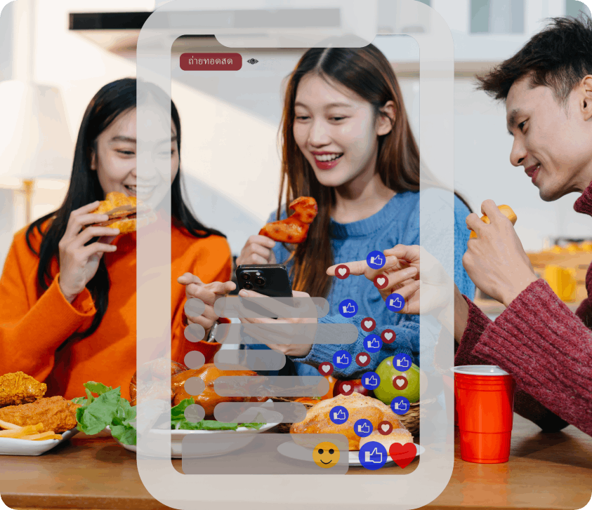 An effortless bridge for customers to share authentic photos and videos from their mobile devices to local brands